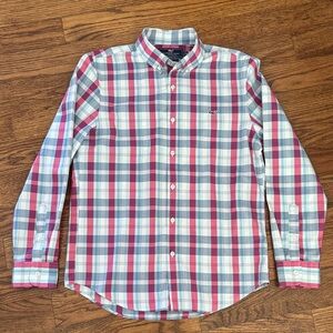 Vineyard Vines Slim Fit Whale Shirt Long Sleeve Button-Down Sz M